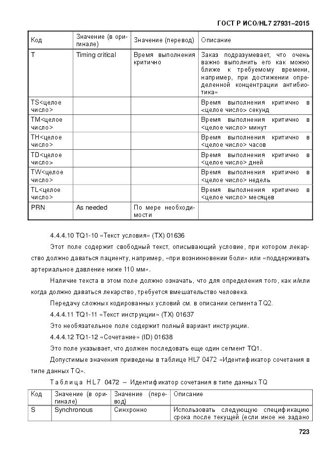 ГОСТ Р ИСО/HL 7 27931-2015, страница 730